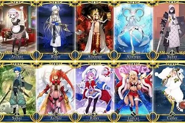 fgo中值得练的五星冲着