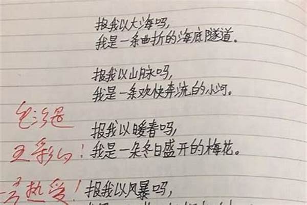 你喜欢写什么样的诗