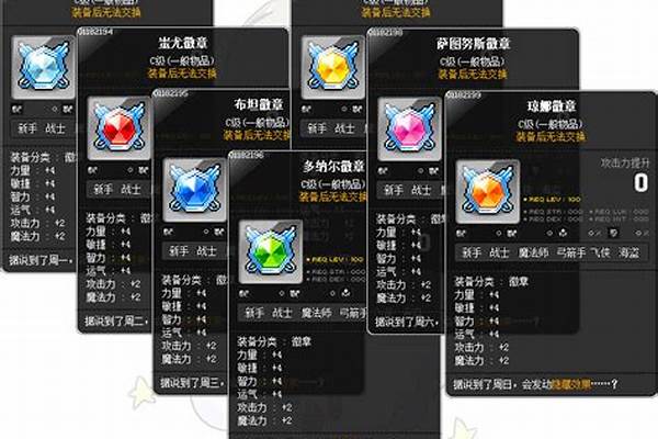 冒险岛荣誉勋章获得声望有什么用