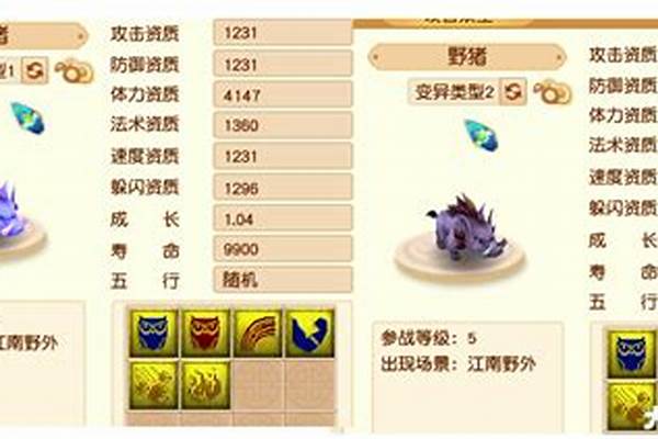 梦幻西游变异召唤兽怎么变颜色啊