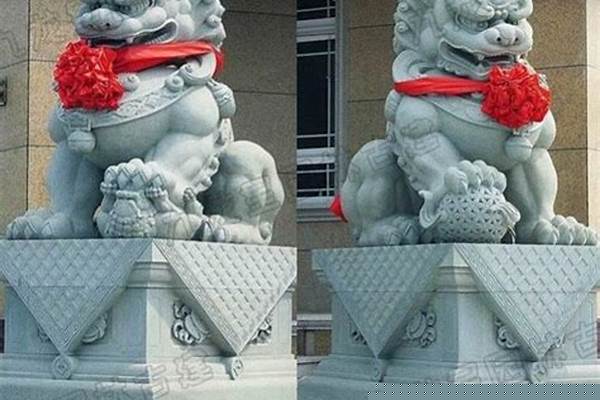 石狮子摆件摆放有哪些讲究