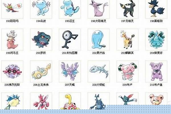 神奇宝贝四大神兽分别是什么