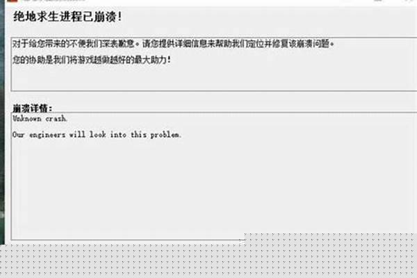 绝地求生闪退显示会调用虚拟函数