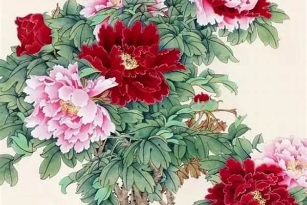 该怎样画牡丹