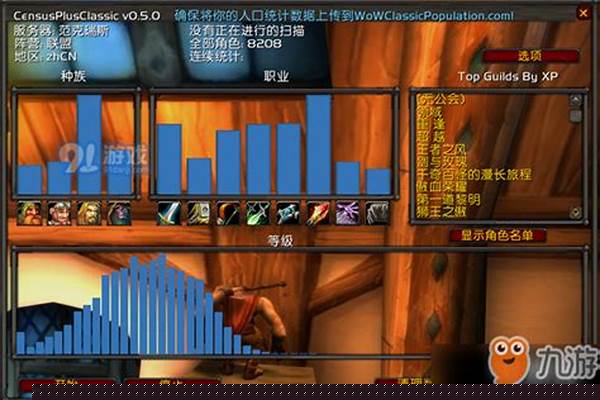 魔兽世界怎么统计在线人数..是插件吗