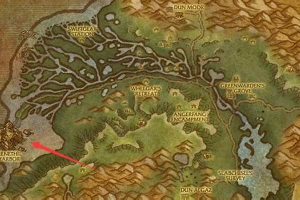 魔兽世界部落湿地飞行点在哪_我是魔兽世界新手,人族法师,33级,现在